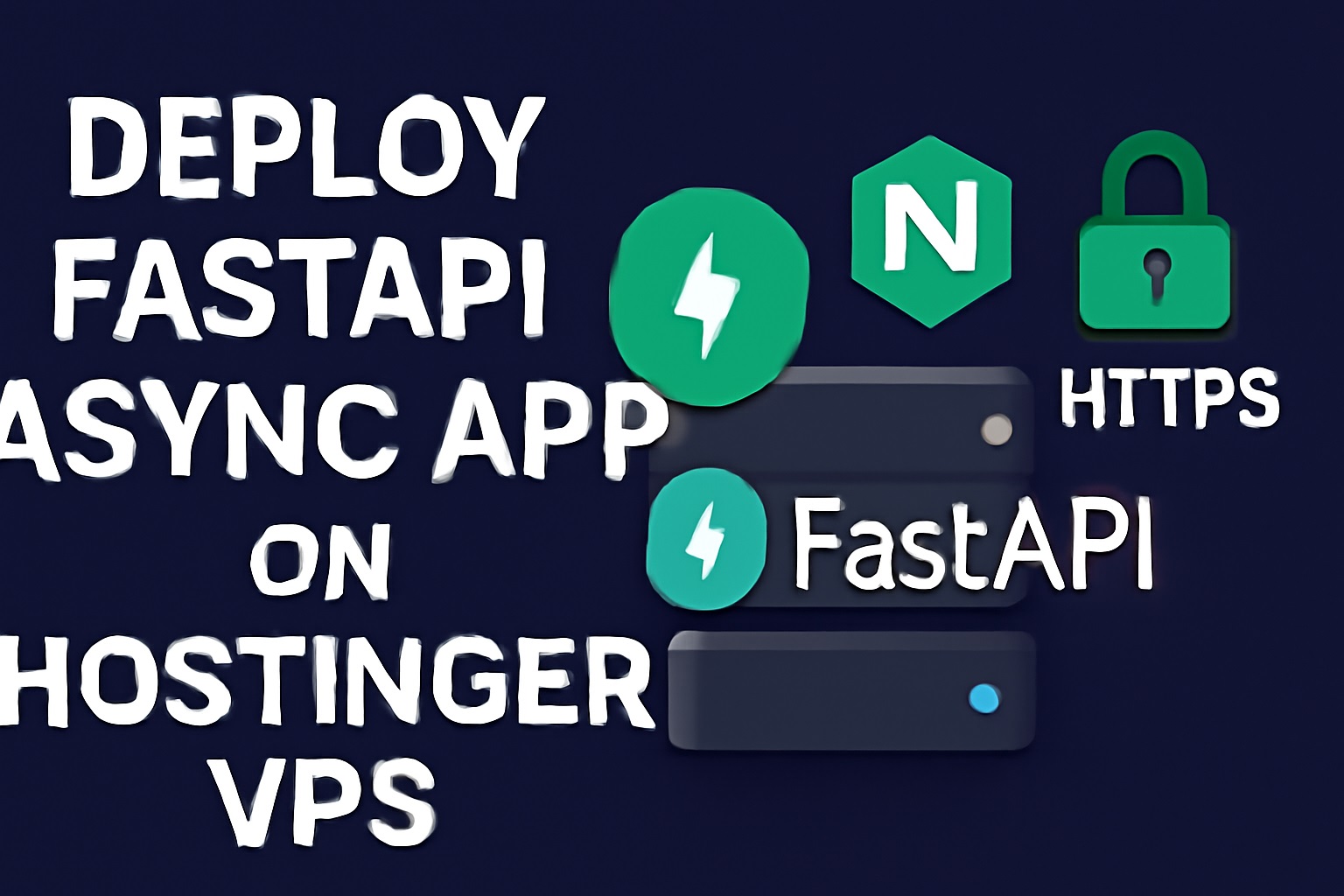 Deploy FastAPI Async App on Hostinger VPS with Nginx, Gunicorn, Uvicorn & HTTPS